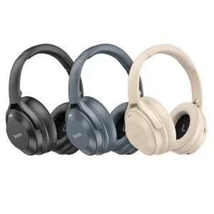 3 foldable wireless headphone with NAC feature different colors