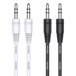 2 Aux cables white and black