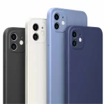 4 liquid silicone case for iPhone in different colors