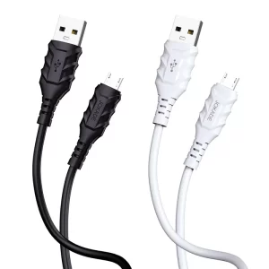 2 micro to USB cable white and black