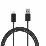 A black type-C to USB cable